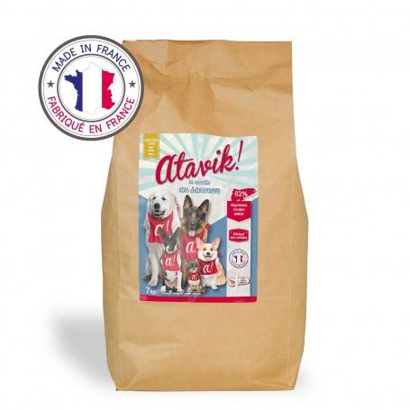 Atavik au saumon  pour chien sans céréales 7 kg